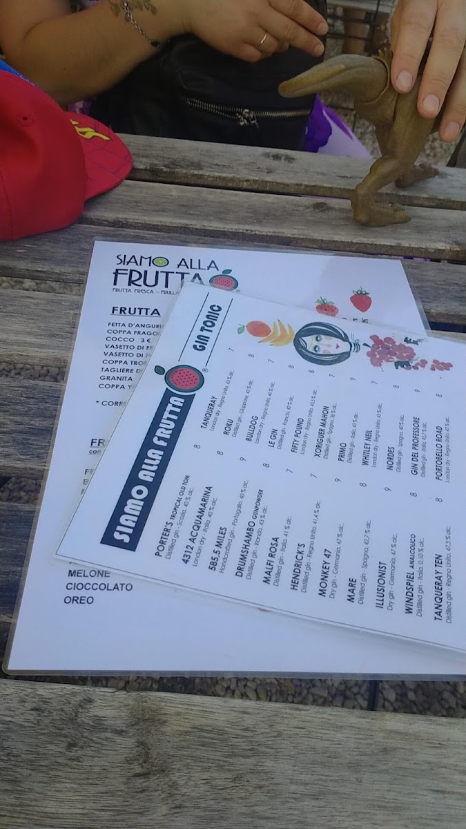 Siamo Alla Frutta Menu - Image 5